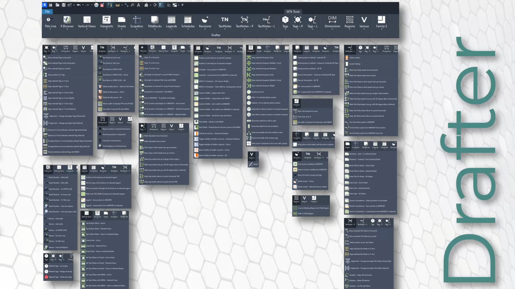 Revit C# add-ins: Drafter, Leveler, Boxer, Extra